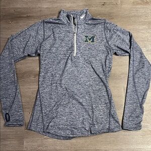 Nike | MICHIGAN Blue Quarter-Zip Pullover
